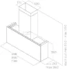 Elica RULES-BLK-60 Rules 60cm Cooker Hood in Black_dimensions