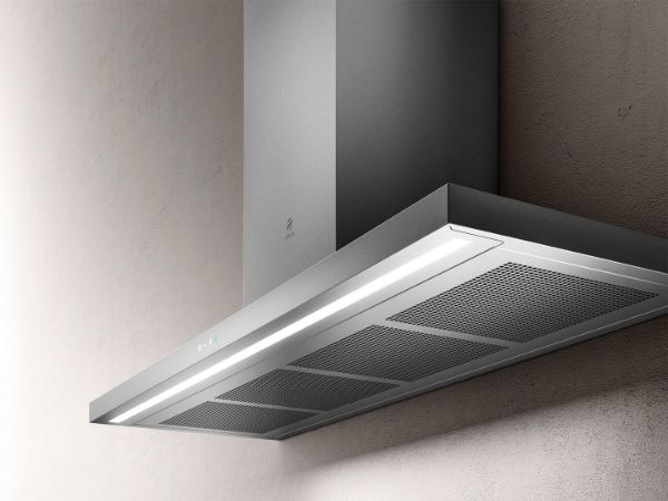 Elica THIN-70 Thin 70cm Slimline Cooker Hood in Stainless Steel_side