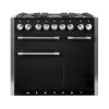 Mercury MCY1000DFAB 93130 1000 Dual Fuel Range Cooker in Ash Black (Satin) with Chrome Trim_main