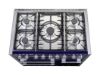 Mercury MCY1000DFAB 93130 1000 Dual Fuel Range Cooker in Ash Black (Satin) with Chrome Trim_hob