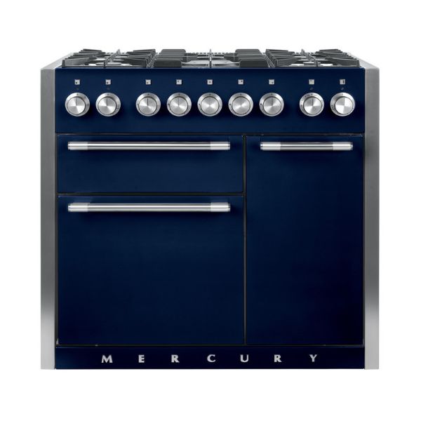 Mercury MCY1000DFIN 115180 1000 Dual Fuel Range Cooker in Indigo with Chrome Trim_main