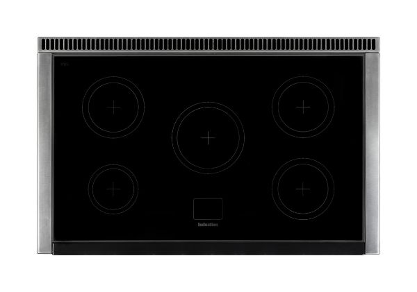 Mercury MCY1000EIAB 97260 1000 Induction Range Cooker in  Ash Black (Satin) with Chrome Trim_hob