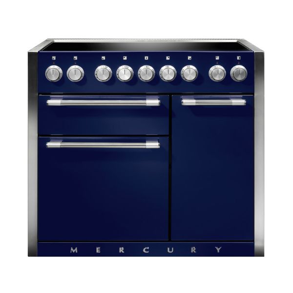 Mercury MCY1000EIBB 97310 1000 Induction Range Cooker in  Blueberry with Chrome Trim_main