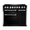 Mercury MCY1000EILQ 97250 1000 Induction Range Cooker in  Liquorice (Gloss) with Chrome Trim_main