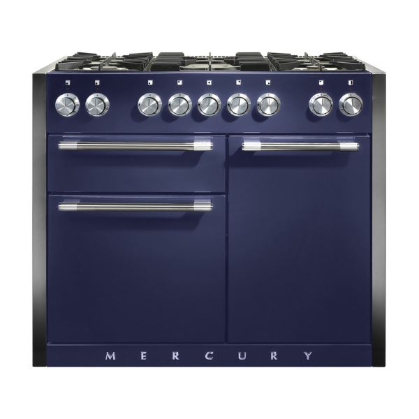 Mercury MCY1082DFBB 93280 1082 Dual Fuel Range Cooker in Blueberry with Chrome Trim_main