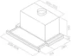 Elica ELITE14-LED-90 90cm Wide Telescopic Hood in Grey and Stainless Steel_dimensions