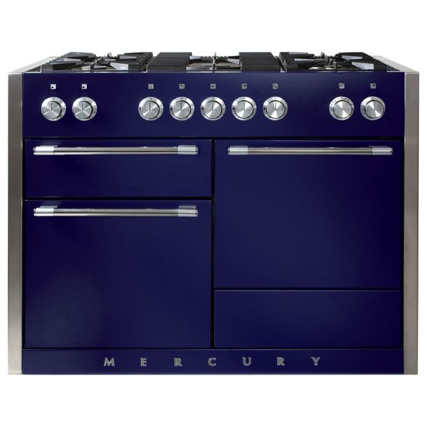 Mercury MCY1200DFBB 93010 1200 Dual Fuel Range Cooker in Blueberry with Chrome Trim_main