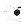 Sensis WDF018514AW 8kg/5kg 1400 Spin Washer Dryer - White _dimensions