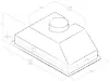 Elica ERA-STD-80 ERA 80cm Standard Built-in Integrated Cooker Hood in Grey_dimensions