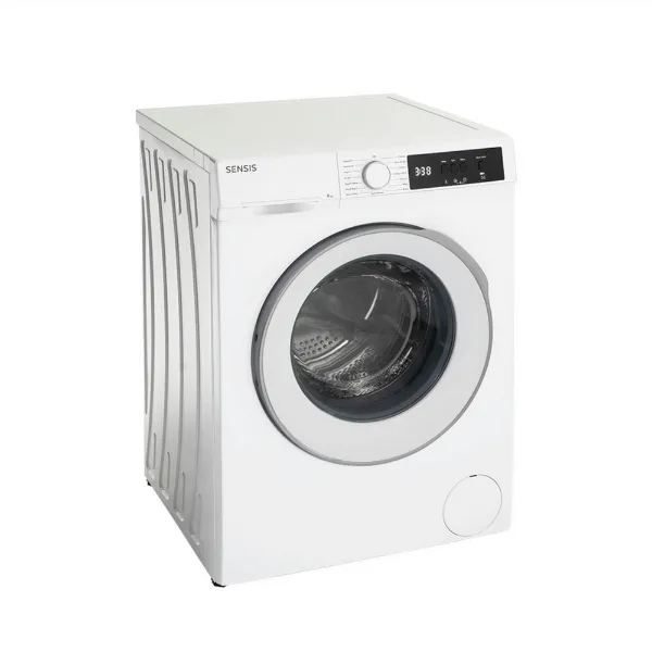 Sensis WMF01814AW 8kg 1400 Spin Washing Machine - White_angled