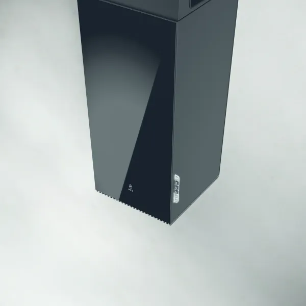 Elica HAIKU-ISL-32-BLK 32cm Haiku Island Cooker Hood in Black_side view