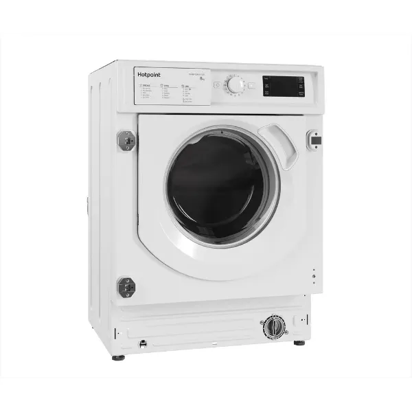 Hotpoint BI WMHG 81485 UK 8kg 1400 Spin Integrated Washing Machine_angled