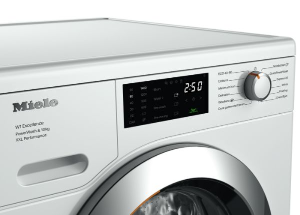 Miele WEK365 WCS 10kg 1400 Spin Freestanding Washing Machine with QuickPowerWash_control panel