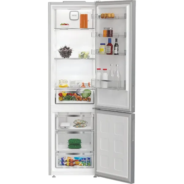 Hotpoint HPK 26402 XP4UK Dual No Frost 70/30 Fridge Freezer with EvenFlow - Silver_interior full