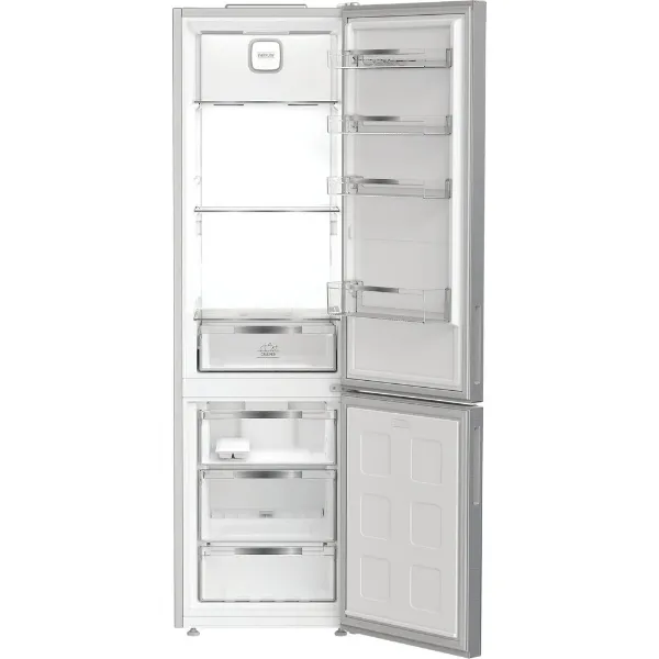 Hotpoint HPK 26402 XP4UK Dual No Frost 70/30 Fridge Freezer with EvenFlow - Silver_interior empty