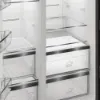Hotpoint HPG2 6592 XP4UK American Style Fridge Freezer in Silver_inside