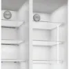 Hotpoint HPG2 6583W XP4UK American Style Fridge Freezer with Dual No Frost and FreshShield - Silver_shelves