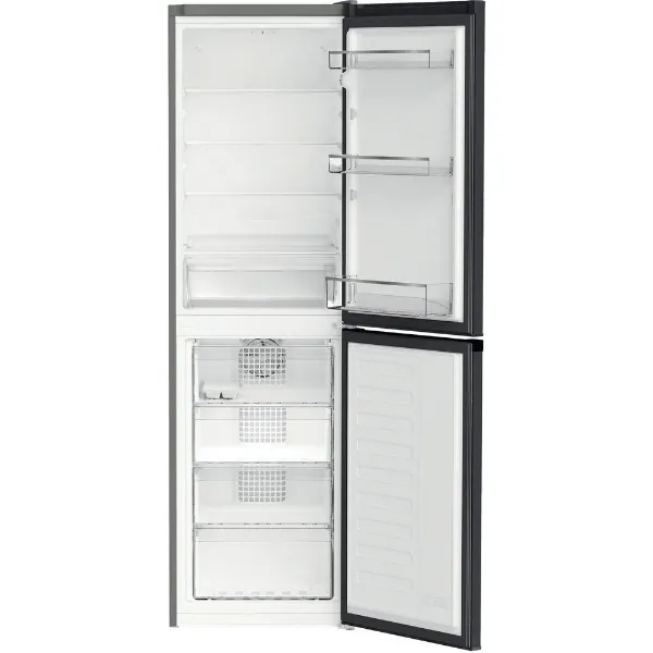Hotpoint HPKH 1261 XBR4UK No Frost 50/50 Fridge Freezer - Dark Grey_interior empty