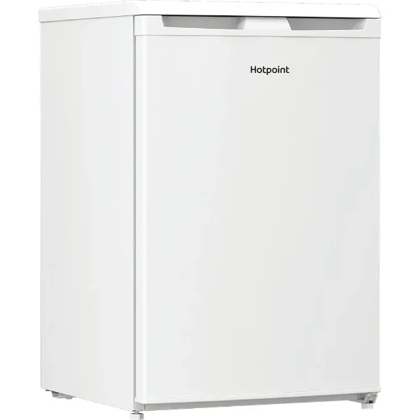 Hotpoint H55R1 112W UK Under Counter Larder Fridge - White_angled view