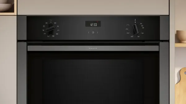 Neff B3ACE4AG3B 59.4cm Built In Electric Single Oven - Graphite Grey_controls