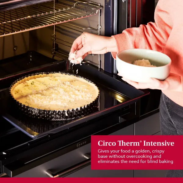 Neff B3ACE4AN3B 59.4cm Built In Electric Single Oven - Stainless Steel_circo therm intensive