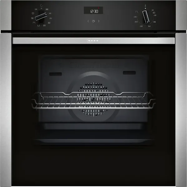 Neff B3ACE4AN3B 59.4cm Built In Electric Single Oven - Stainless Steel_main