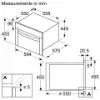 Neff C1AMG84N1B 44 Litres Built In Microwave Oven - Stainless Steel_measurements