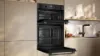 Neff U1ACE2AG3B 59.4cm Built In Electric Double Oven - Graphite Grey_open door