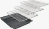 Neff U1ACE2AN3B 59.4cm Built In Electric Double Oven - Stainless Steel_shelves