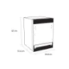 Schonhaus DWSI0115FSB Built In Dishwasher - 15 Place Settings_dimensions