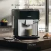Siemens TP515GB1 Bean to cup coffee machine - Black/Silver_dimensions