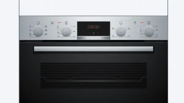 Bosch MBA533BS3B Series 4- 60cm Built In Double Oven - Stainless Steel_controls