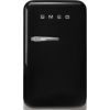 Smeg FAB10RBL6 55cm 50s Style Fridge Freezer Minibar Right Hand Hinge In Black_main