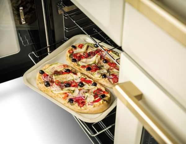 Rangemaster 17875 Estel Deluxe 110 Dual Fuel Range Cooker in Heather with Chrome Trim - ESDLB110DFPHTH/CM1_oven