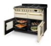 Rangemaster 18148 Estel Deluxe 110 Dual Fuel Range Cooker in Misty Blue with Antique Brass Trim - ESDLB110DFPMSB/AB1_ovens