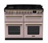 Rangemaster 18149 Estel Deluxe 110 Dual Fuel Range Cooker in Pale Pink with Antique Brass Trim - ESDLB110DFPPPK/AB1_main