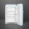 Smeg FAB10RPB5 55cm Fridge with Icebox Right Hand Hinge In Pastel Blue _open