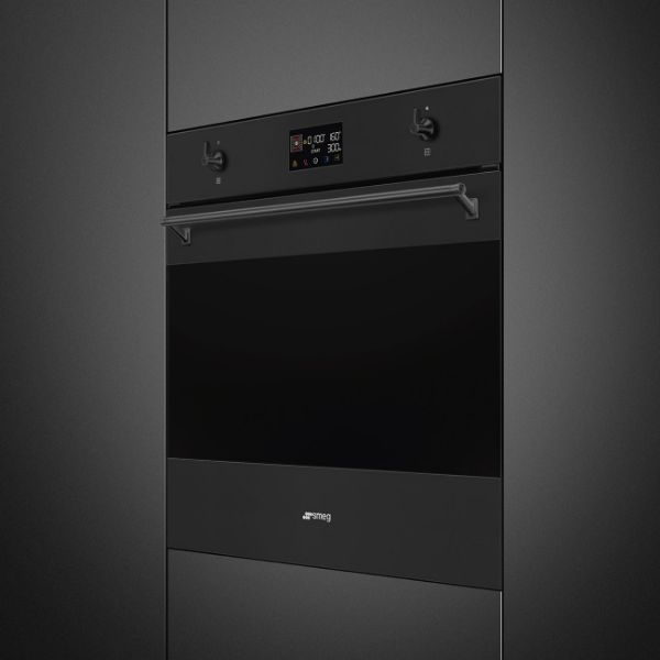 Smeg SO6302M2N 60cm Classic SpeedwaveXL Combi Microwave Matte Black main 2
