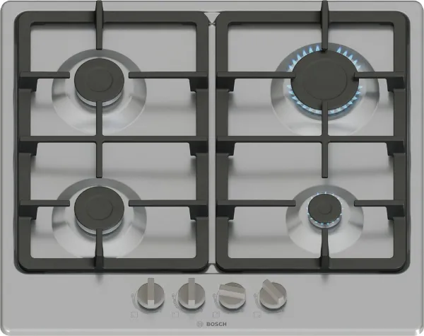 Bosch PGP6B5K90 60cm Gas Hob - Stainless steel_hob