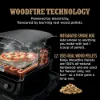 Ninja OO101UKCOVKIT Ninja Woodfire Outdoor Oven with Grill Cover & Woodfire Pellets - Terracotta/Steel_woodfire technology