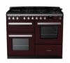 Rangemaster 15149 Estel Deluxe 110 Dual Fuel Range Cooker in Bordeaux with Chrome Trim - ESDLO110DFPBOR/CM1_main