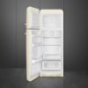 Smeg FAB30LCR5UK 60cm 50s Style Fridge Freezer Left Hand Hinge In Cream_inside