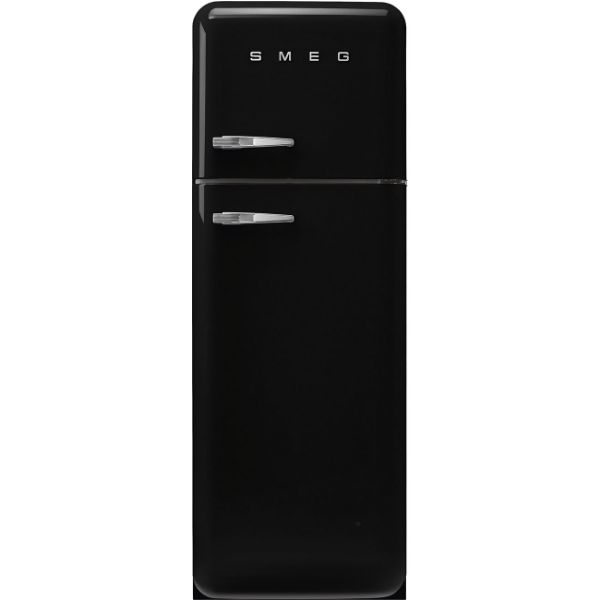 Smeg FAB30RBL5UK 60cm 50s Style Fridge Freezer Right Hand Hinge In Black_main