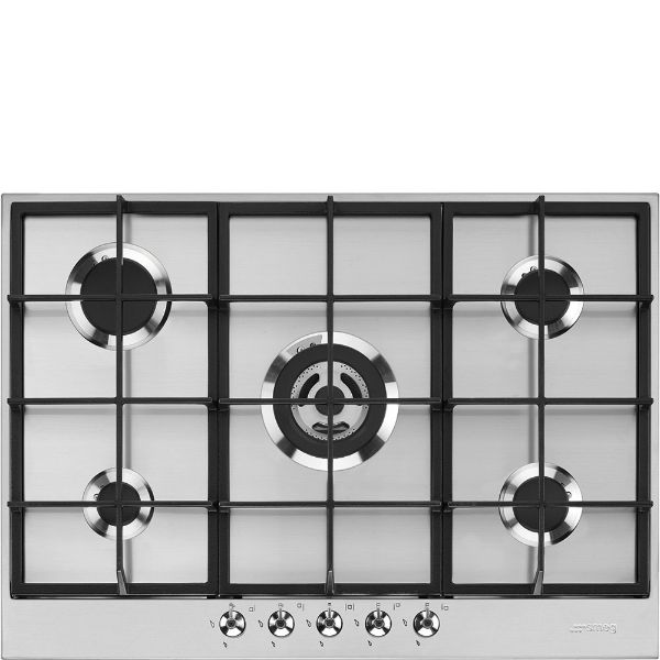 Smeg PX375 73cm Classic Gas Hob Stainless Steel main