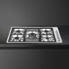 Smeg PGF95-4 87cm Classic Gas Hob Stainless Steel counter