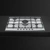Smeg P272XGH 75cm Cucina Gas Hob Stainless Steel counter