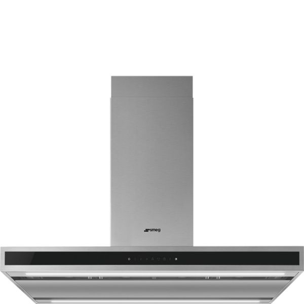 Smeg KLTI9L4X 90cm Alta Island Auto-Vent 2.0 Hood Stainless Steel 