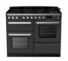 Rangemaster 15147 Estel Deluxe 110 Dual Fuel Range Cooker with Proving Drawer in Slate with Chrome Trim - ESDLO110DFPSLT/CM1_main