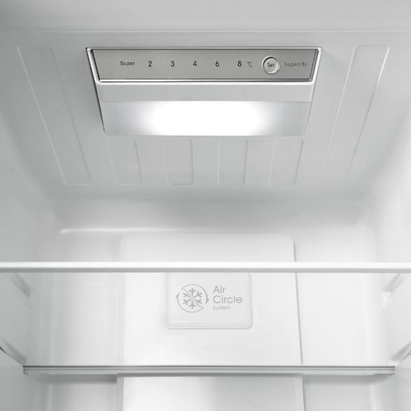 Montpellier MNF167ES 55cm No Frost  Fridge Freezer in Silver_controls