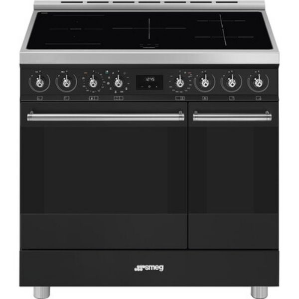 Smeg C92IPMB2 Symphony Classic Full Electric Cooker with Induction Hob_front